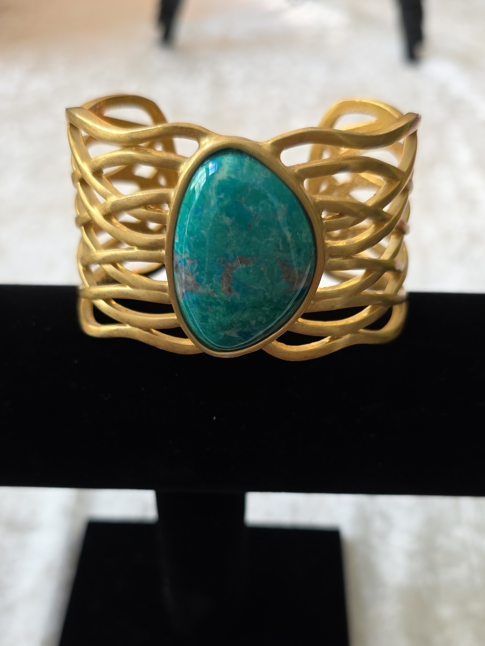 Glow By Sheila Fajl Thailand Statement Cuff Bracelet